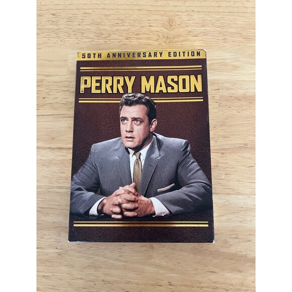 Perry Mason 50th Anniversary Edition DVD Box Set 4-Disc Collection TV Drama - Picture 1 of 4